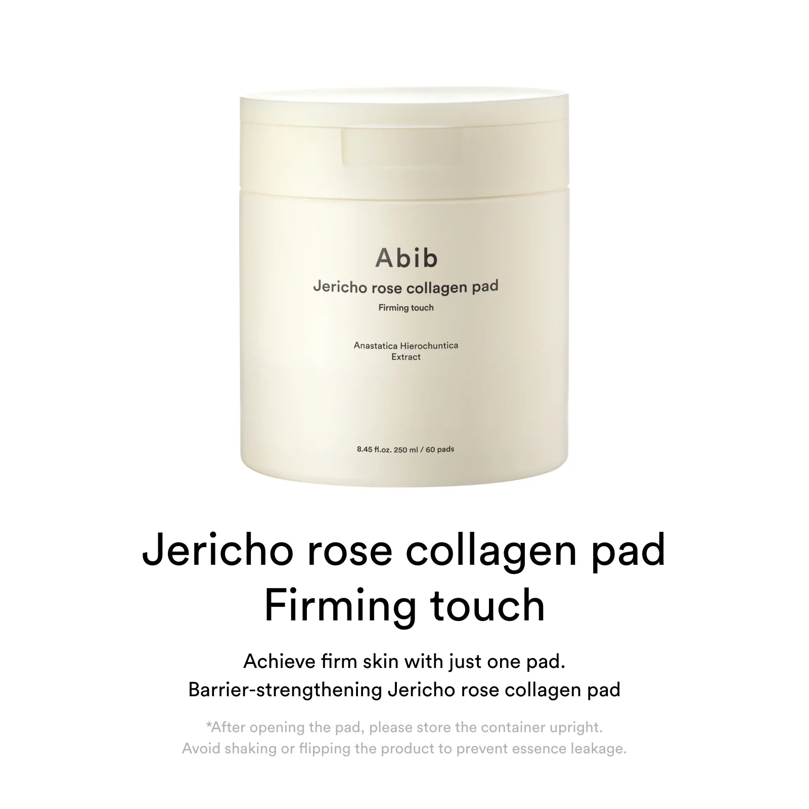 Abib Jericho Rose Pad 7cm pure cotton – thick splittable 10-min mask or toner milky non-sticky essence barrier elasticity firming