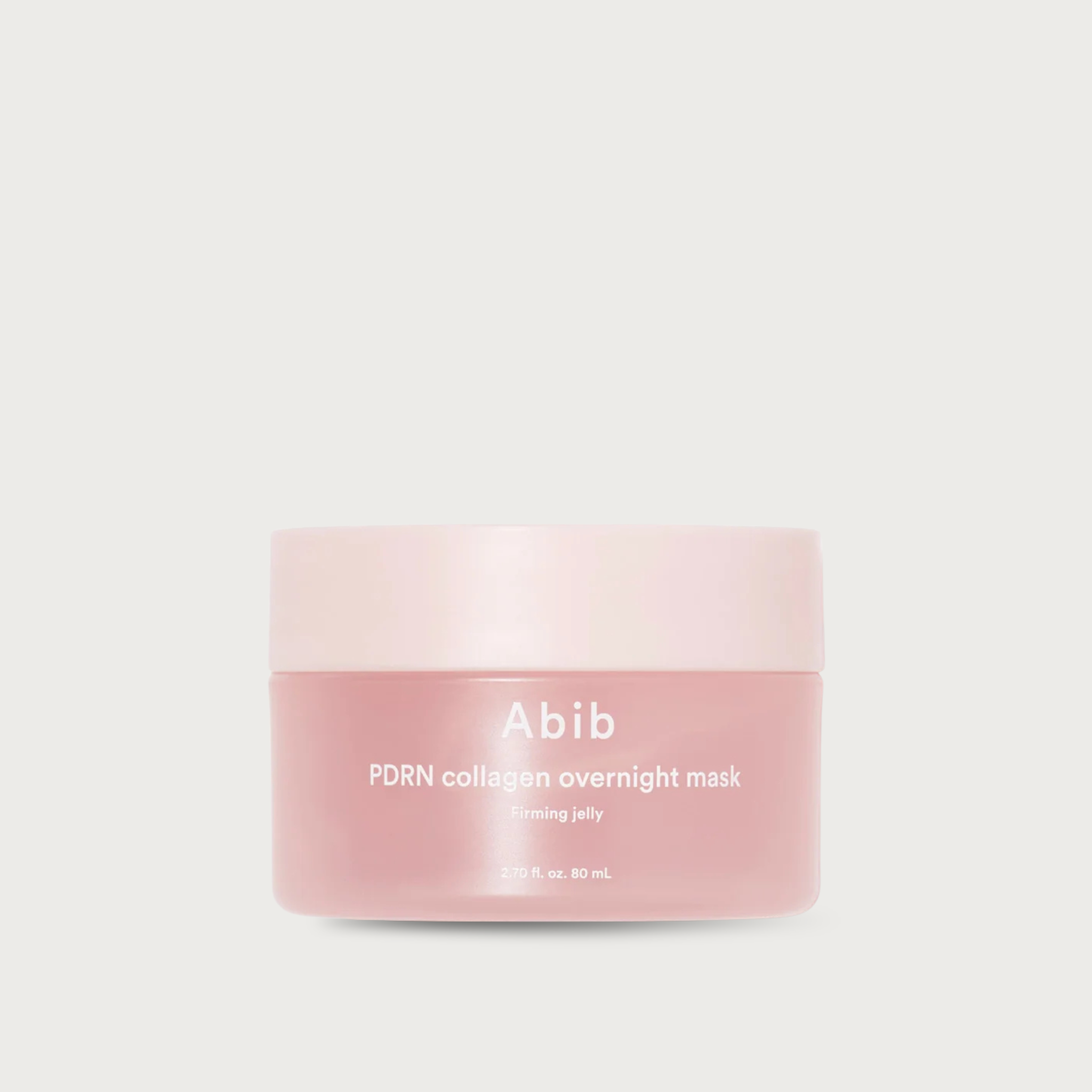 Abib PDRN Overnight Mask packaging – includes silicone spatula bouncy jelly texture vegan overnight sleeping mask