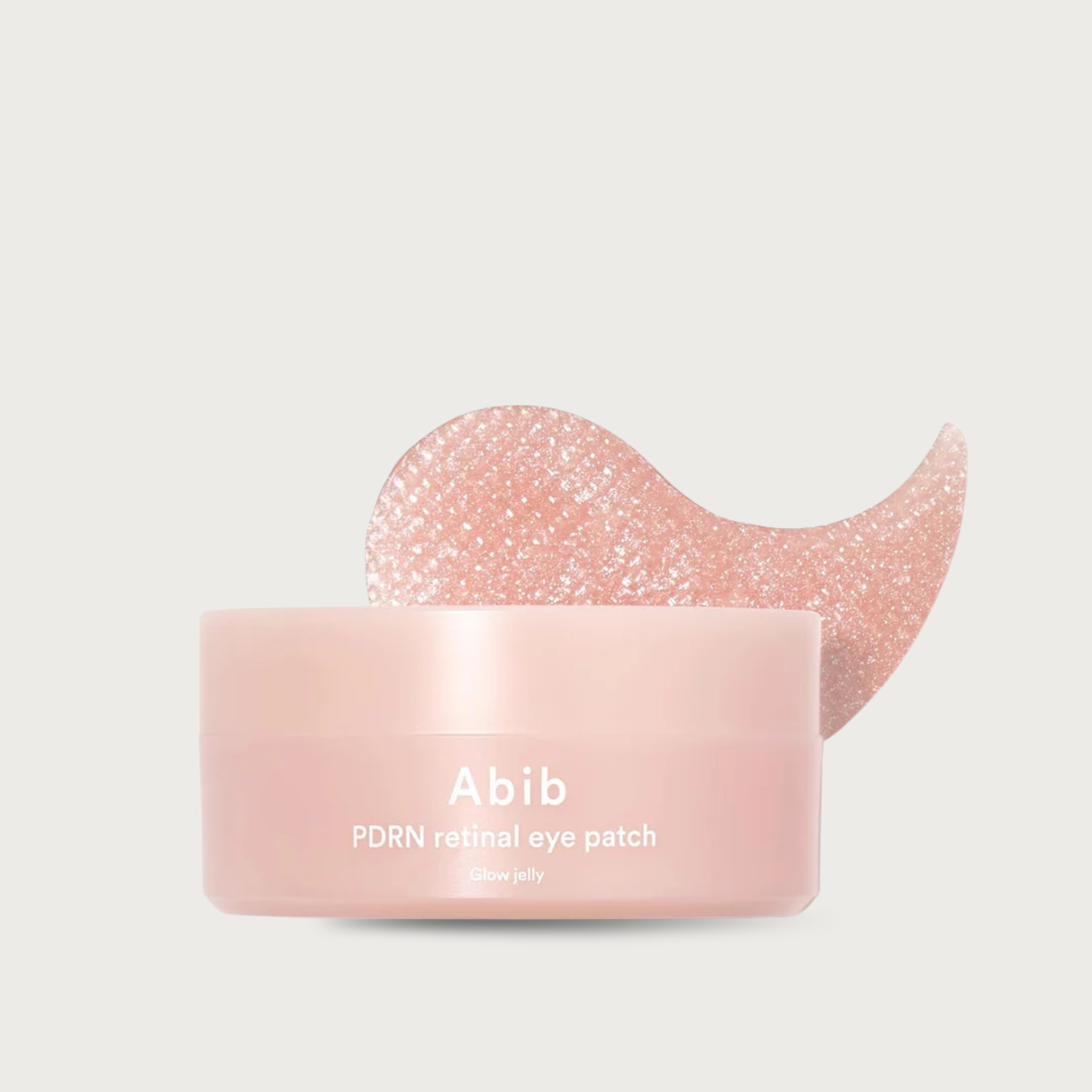 Abib PDRN Retinal Eye Patch texture – hydrocolloid jelly glow mica fluorphlogopite cool under-eye patch