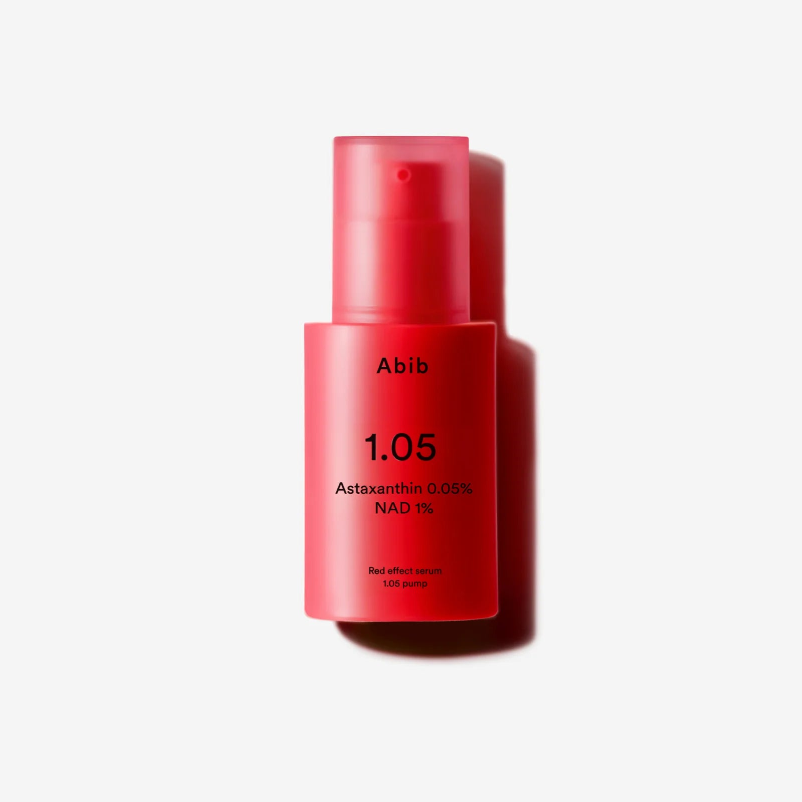 Abib Red Effect Serum 1.05 Pump 30ml – Korean antioxidant serum NAD 1% Astaxanthin 0.5% Alpha-Arbutin airless pump fragrance-free $24
