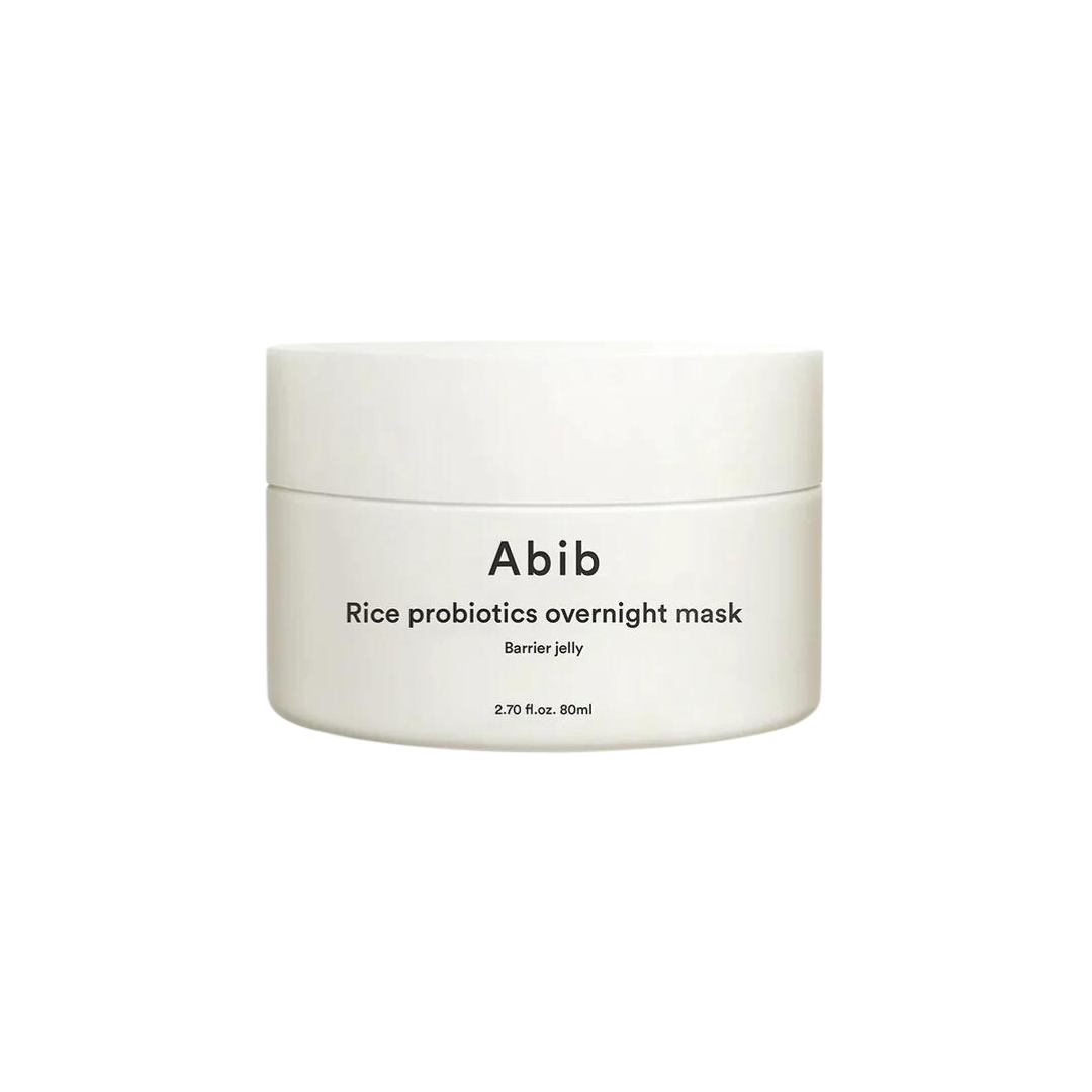 Abib Rice Probiotics Overnight Mask Barrier Jelly 80ml – Korean sleeping mask 2 rice ferments Lactobacillus Adenosine barrier repair 69 reviews $25