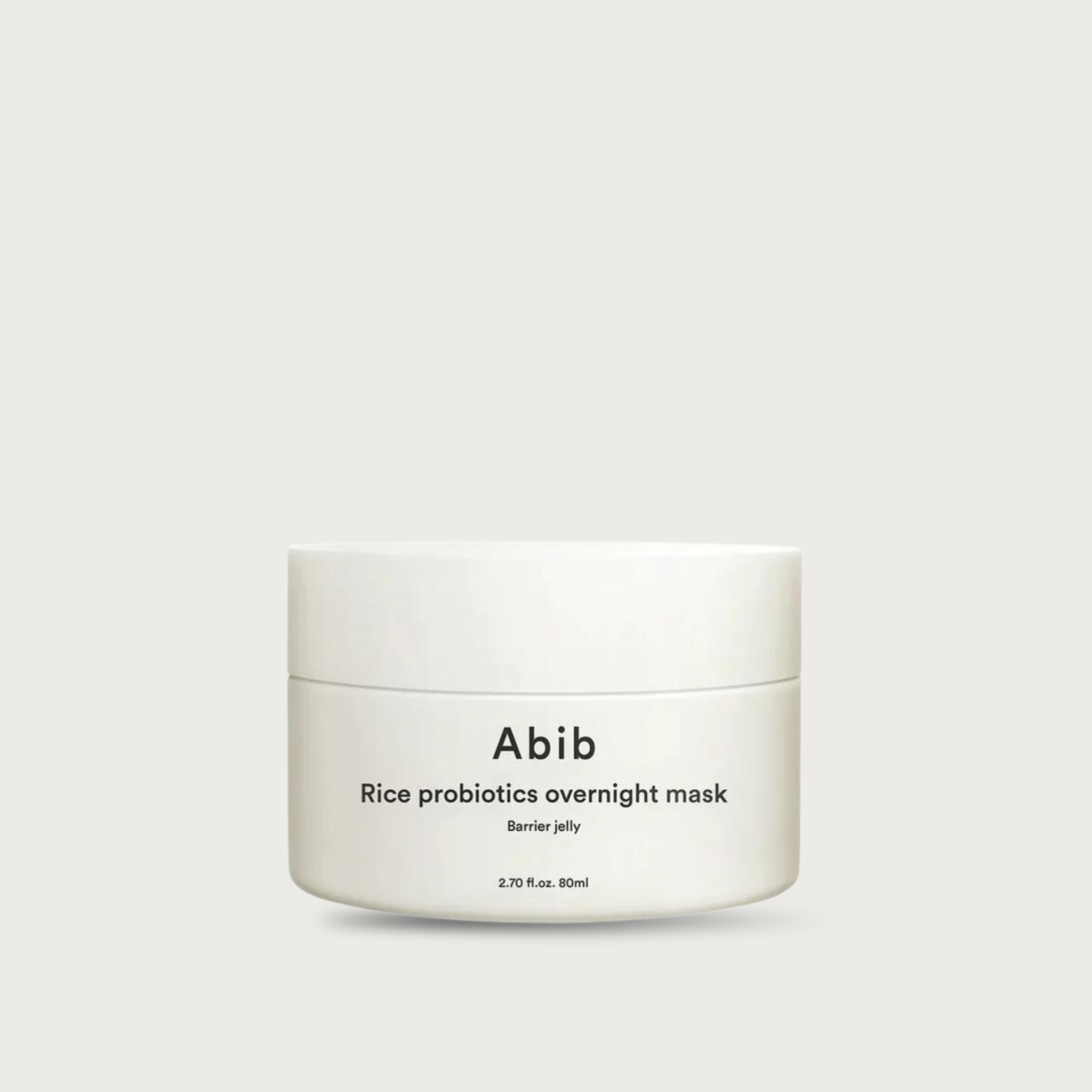 Abib Rice Probiotics Overnight Mask Barrier Jelly 80ml – Korean sleeping mask 2 rice ferments Lactobacillus Adenosine barrier repair 69 reviews $25