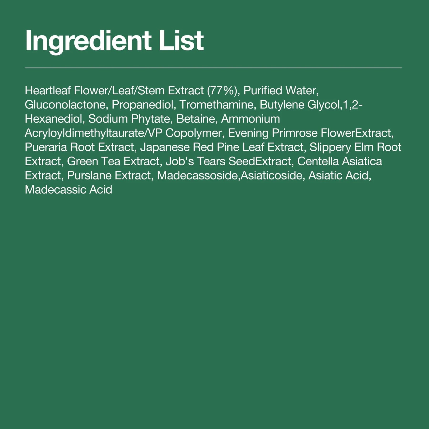 Anua Heartleaf 77 Clear Pad used as a mini mask on irritated skin