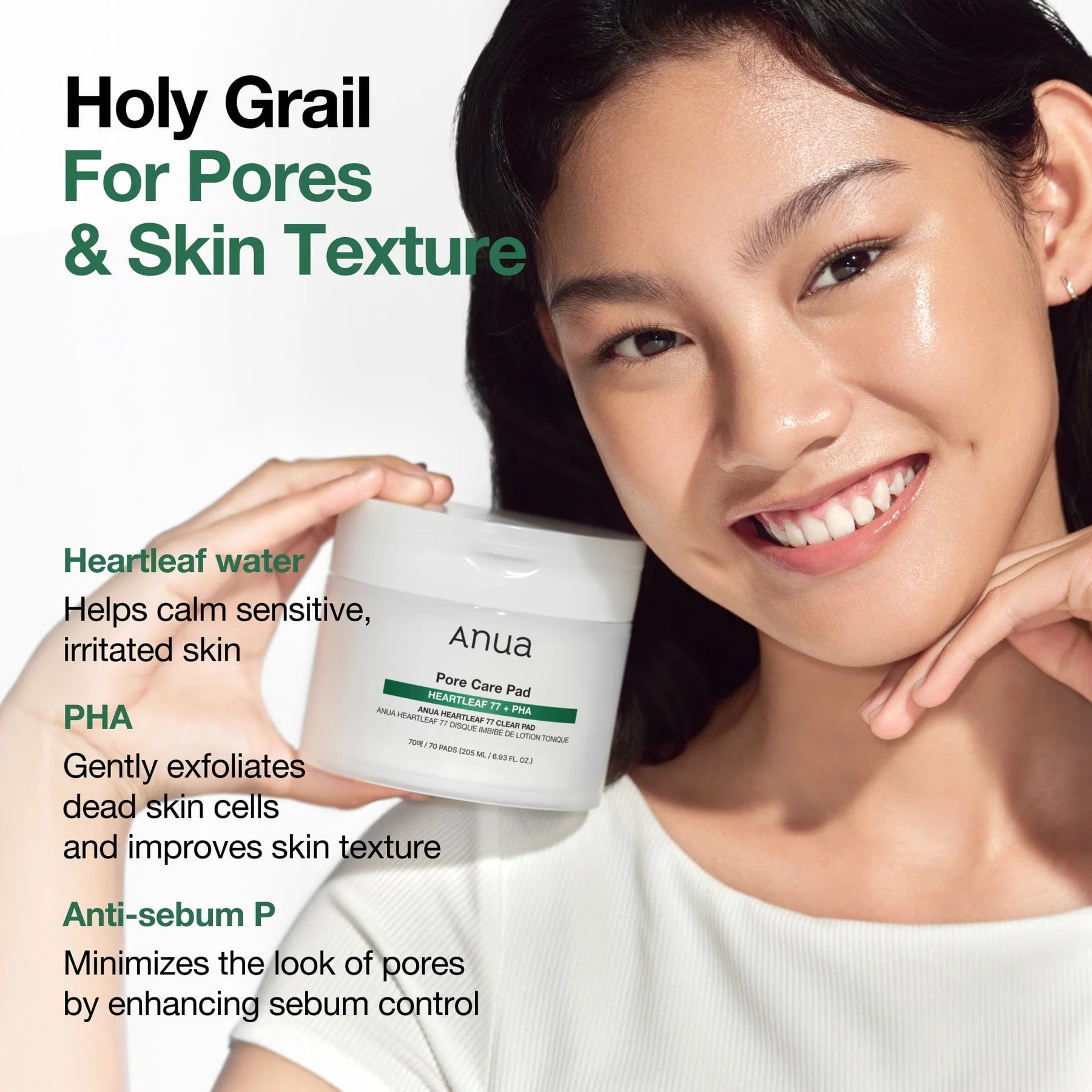 Anua Heartleaf 77 Clear Pad 77% heartleaf extract base