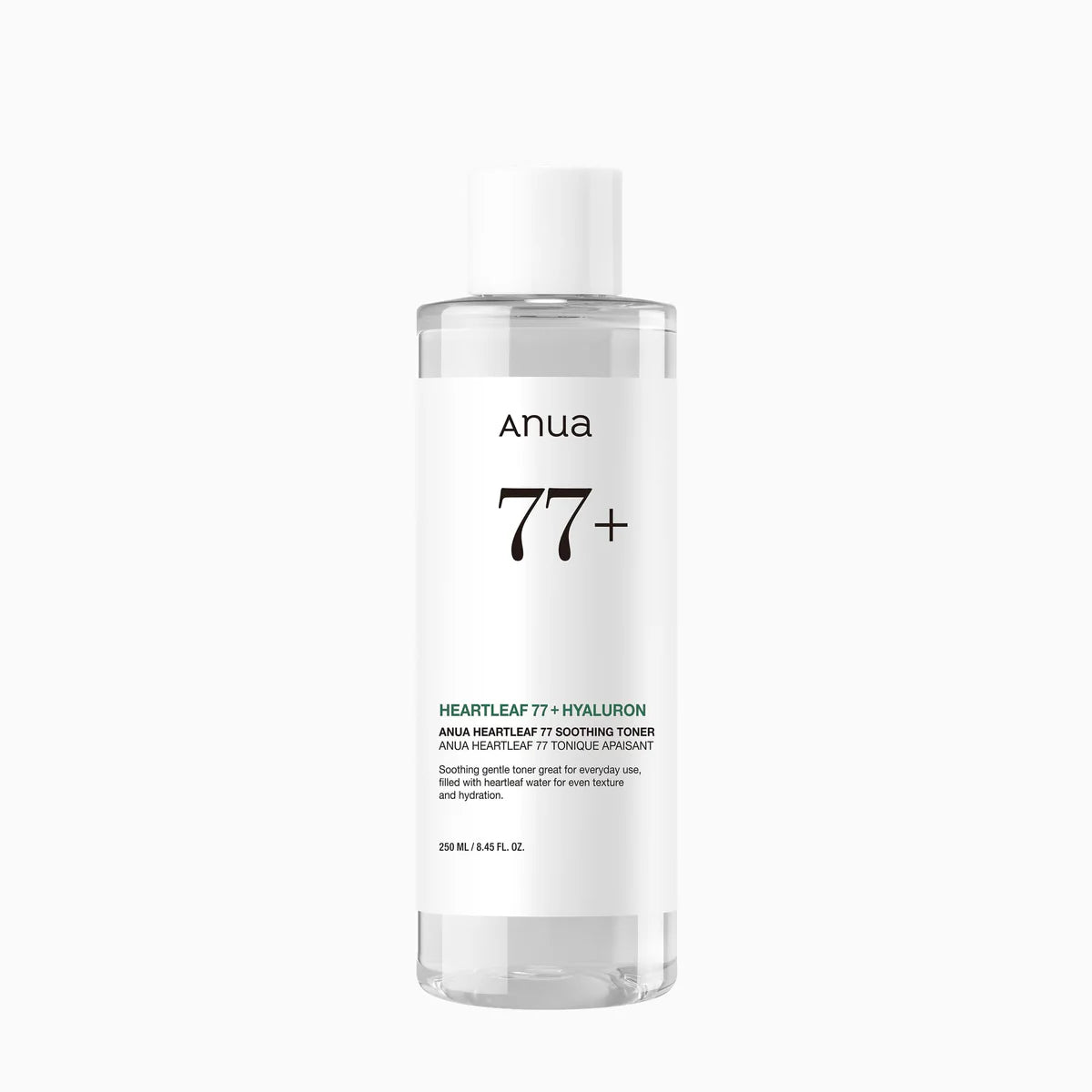 Anua Heartleaf 77 Soothing Toner 77% heartleaf water – soothing fragrance-free Korean toner for redness