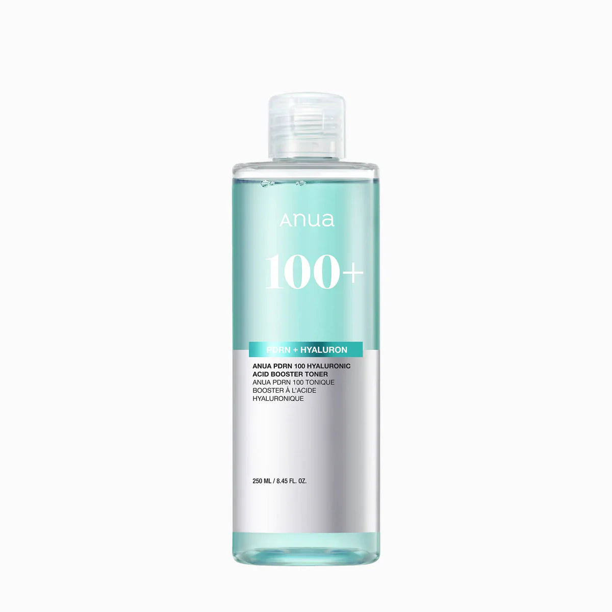 Anua PDRN 100 Hyaluronic Acid Booster Toner 250ml – Korean PDRN toner glass skin hydration fragrance-free not vegan $21