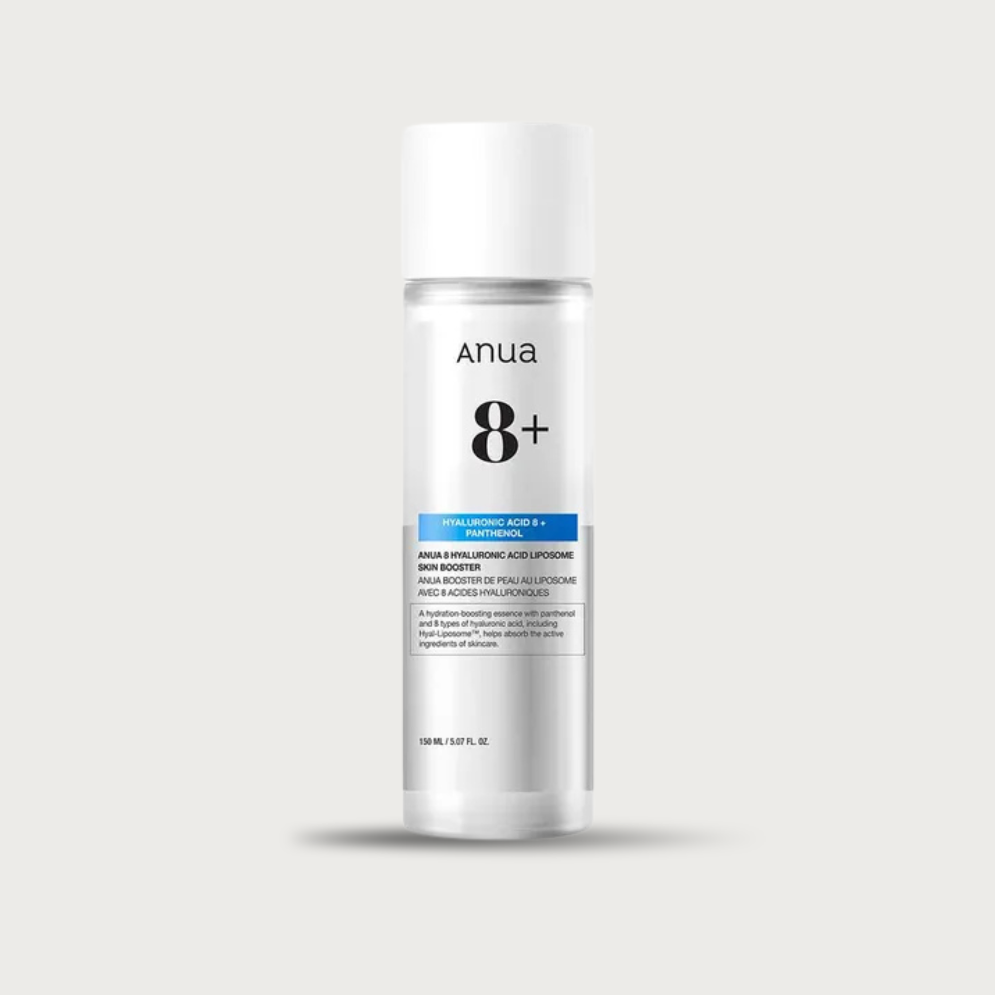 Anua 8 Hyaluronic Acid Liposome Skin Booster 150ml – Korean hydrating essence for plump glass skin