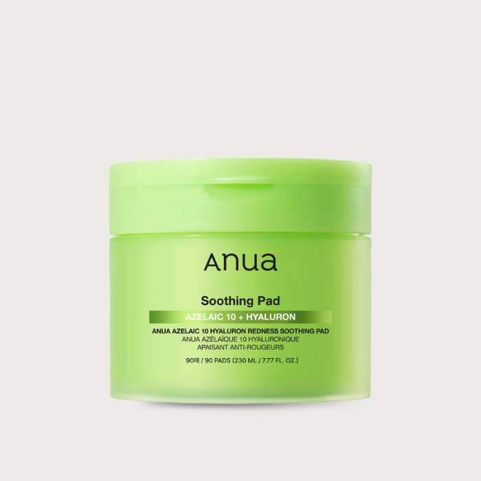 Anua Azelaic Acid 10 Hyaluron Redness Soothing Pad – Korean azelaic acid toner pads for redness