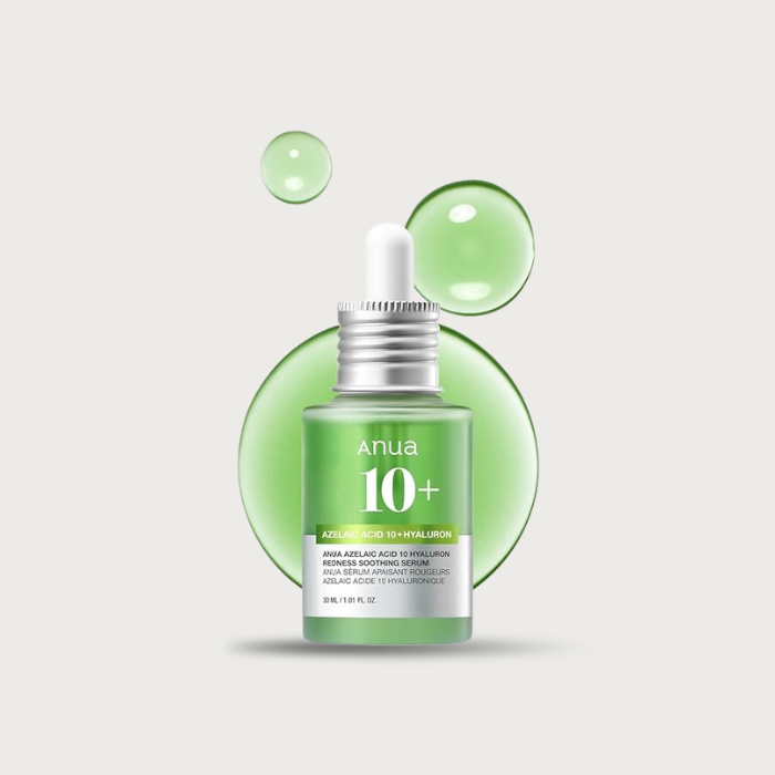 Anua Azelaic Acid 10 Hyaluron Redness Soothing Serum – Korean azelaic acid serum for acne scars and redness