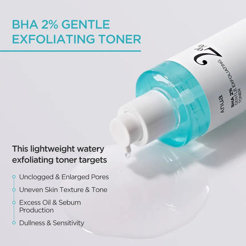 Anua BHA 2% Gentle Exfoliating Toner - Olive Kollection