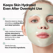 Anua Heartleaf 70 Collagen Mask two-piece upper and lower sheet
