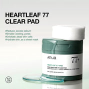 Anua Heartleaf 77 Clear Pad – 70 Sheets