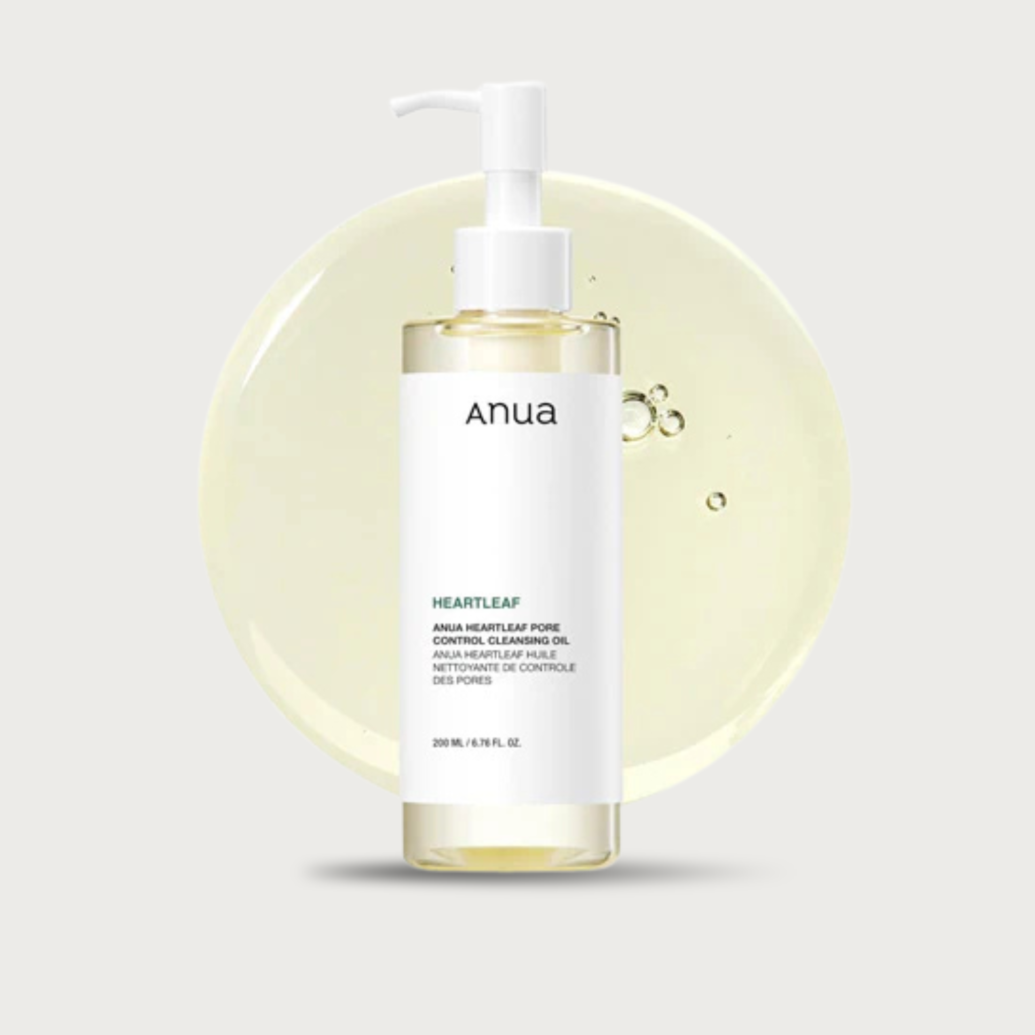Anua Heartleaf Pore Control Cleansing Oil 200ml – Korean heartleaf oil cleanser non-comedogenic acne-prone NON-COMED OIL 10000ppm vegan has fragrance $23