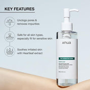 Anua Heartleaf Pore Control Cleansing Oil Mild