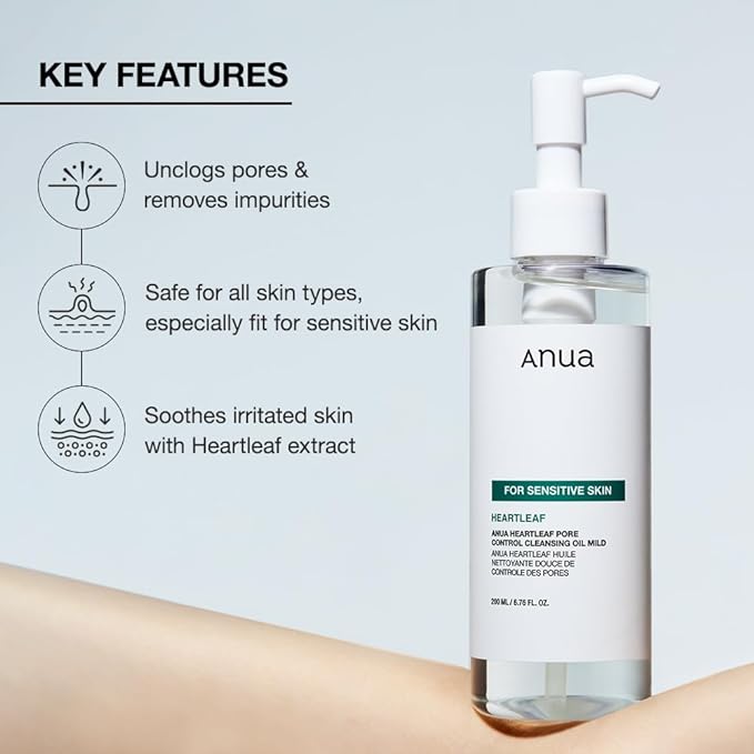 Anua Heartleaf Pore Control Cleansing Oil Mild