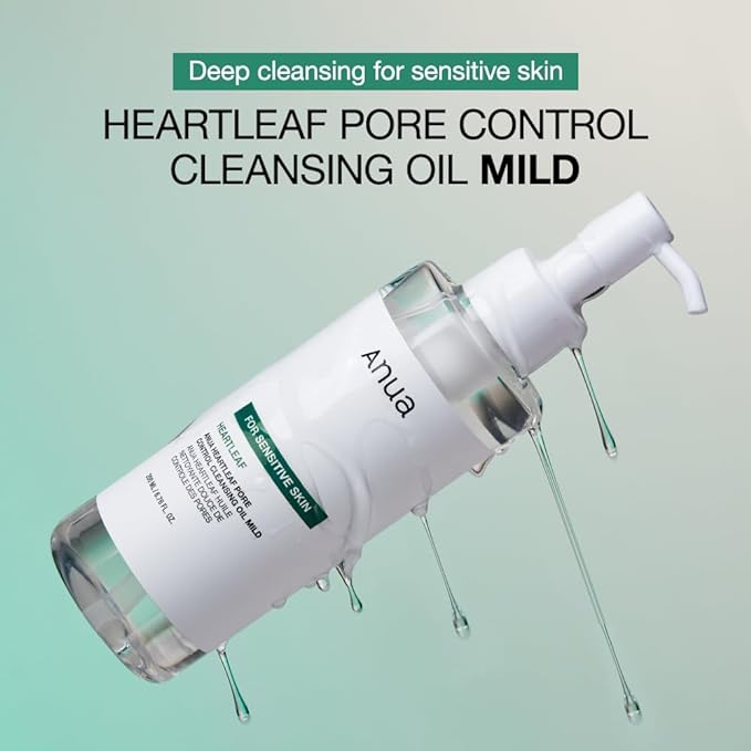 Anua Heartleaf Pore Control Cleansing Oil Mild - Olive Kollection