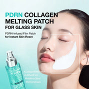 Anua Collagen Melting Patch spray-to-melt – spray mist collagen dissolves melts into skin mesh sheet remove pat essence