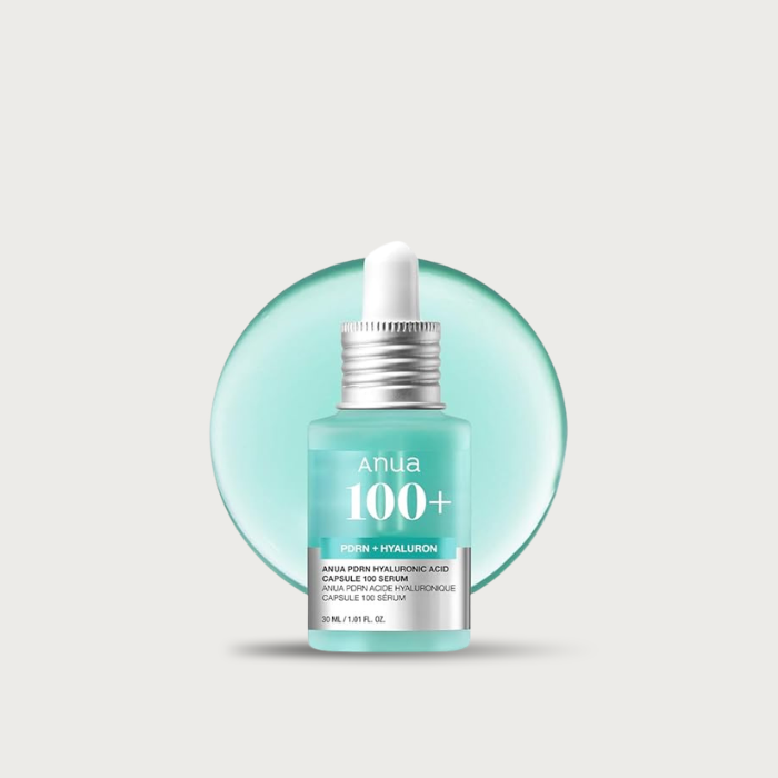 Anua PDRN Hyaluronic Acid Capsule 100 Serum 30ml – Korean PDRN serum for glass skin and plumpness