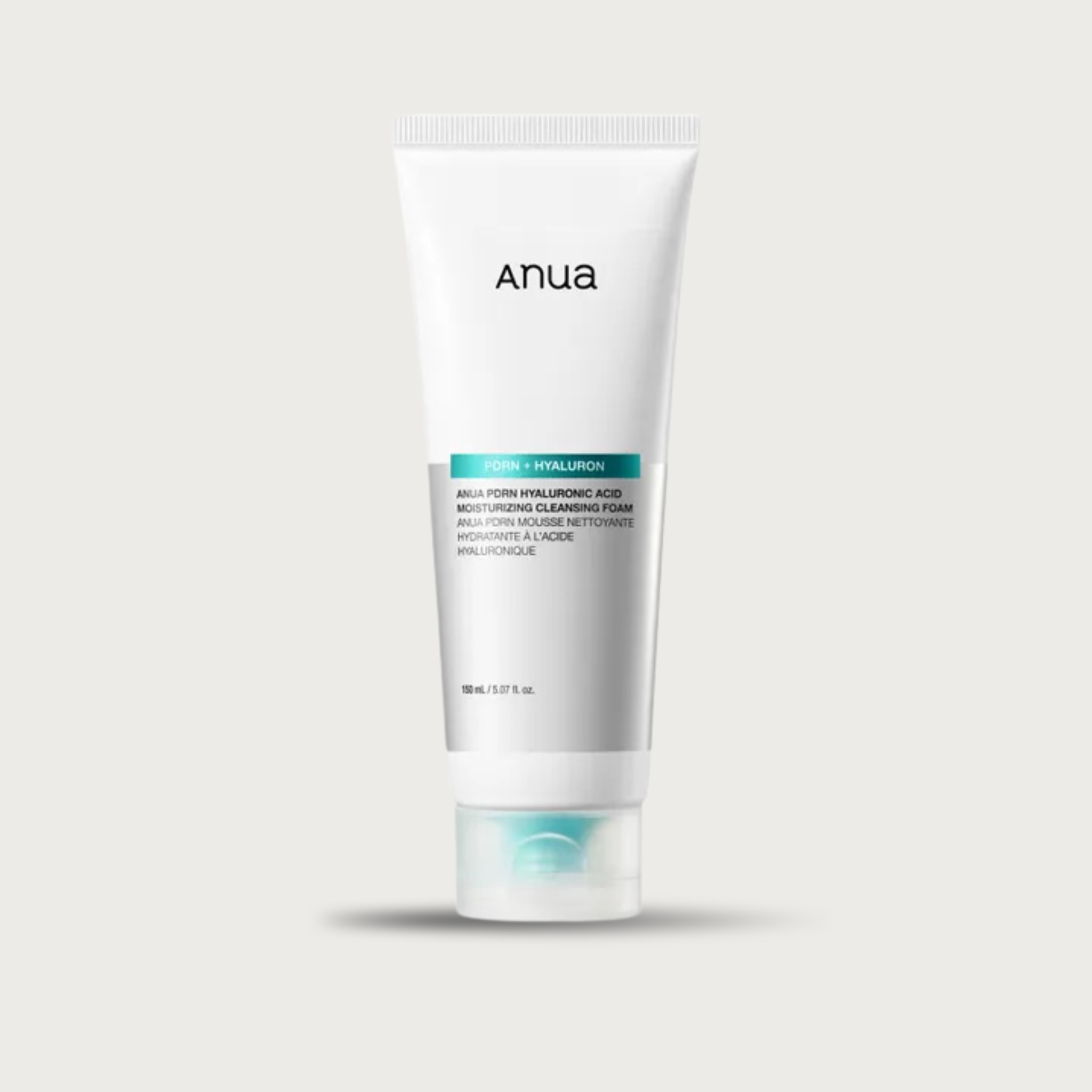 Anua PDRN Hyaluronic Acid Moisturizing Cleansing Foam 150ml – Korean PDRN face wash no stripping