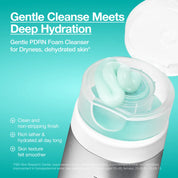 Anua PDRN Hyaluronic Acid Moisturizing Cleansing Foam