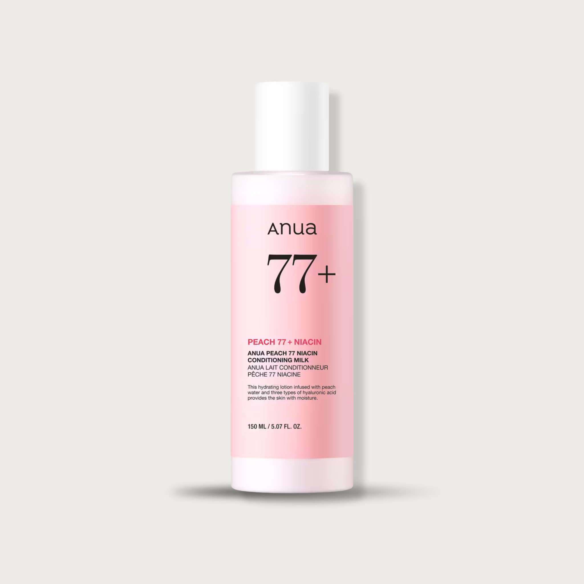 Anua Peach 77 Niacin Conditioning Milk 150ml – Korean peach milky lotion 77% fermented peach Niacinamide Ceramide NP $25