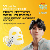 Anua Vita C Porestrix serum sheet mask KPop Demon Hunters limited edition packaging