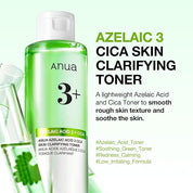 Anua Azelaic Acid 3 Cica Skin Clarifying Toner