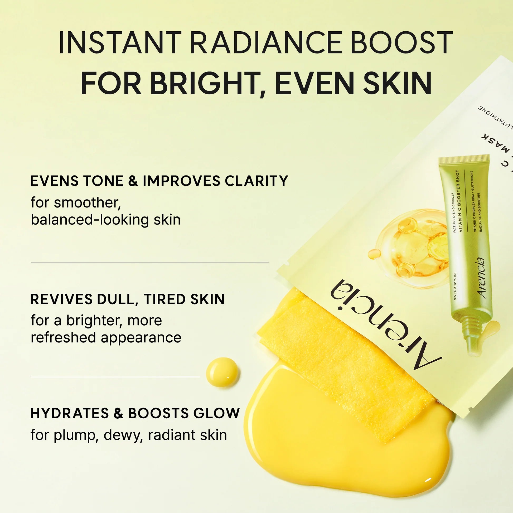 Arencia Vitamin C Booster Shot Mask