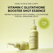 Arencia Booster Shot Essence product overview – 95ml lightweight gel-essence fast-absorbing layers under serum moisturizer daily brightening glow