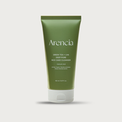 Arencia Green Tea LHA Deep Pore Rice Cake Cleanser 150ml – Korean LHA cleanser for blackheads pores and acne-prone skin