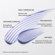Arencia NAD+ Booster Shot 5 ceramide complex – Ceramide NP NS AS AP EOP Collagen Hydrolyzed Elastin Niacinamide Panthenol Squalane