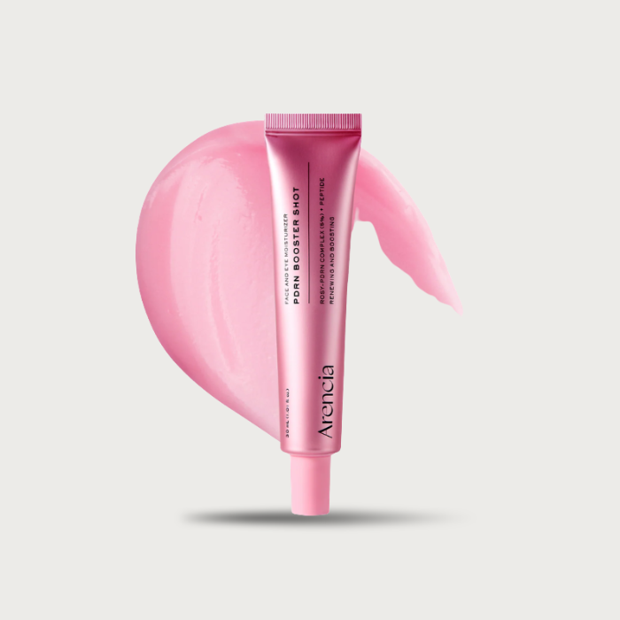 Arencia PDRN Booster Shot 30ml – Korean dual PDRN serum Rosy-PDRN Salmon PDRN 11 peptides 5 HA Ceramide NP fragrance-free $24