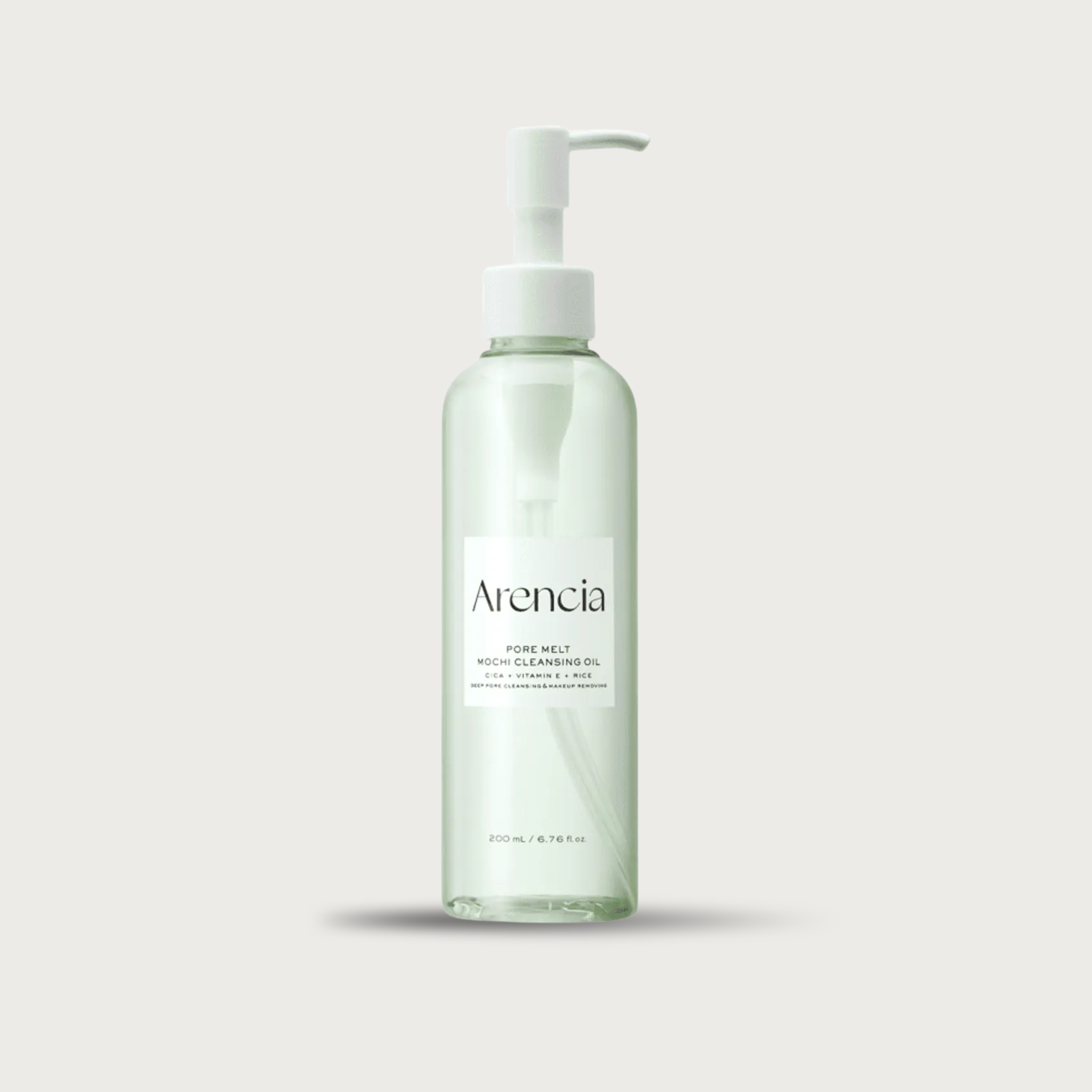 Arencia Pore Melt Mochi Cleansing Oil 200ml – non-comedogenic oil cleanser rice cica acne-prone Korean pore care