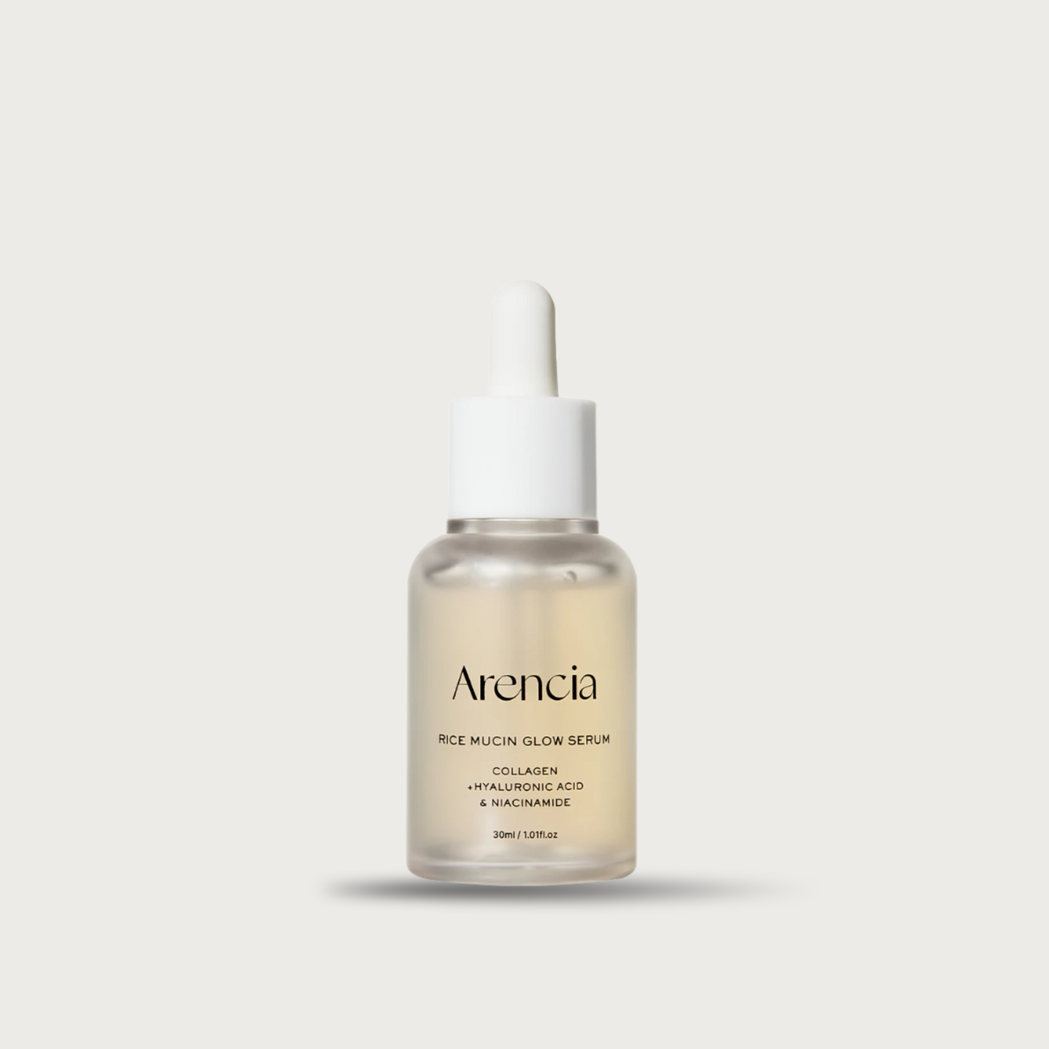 Arencia Rice Mucin Glow Serum 30ml – Korean 60% rice ferment Retinal TXA Niacinamide Vitamin C PM only $22