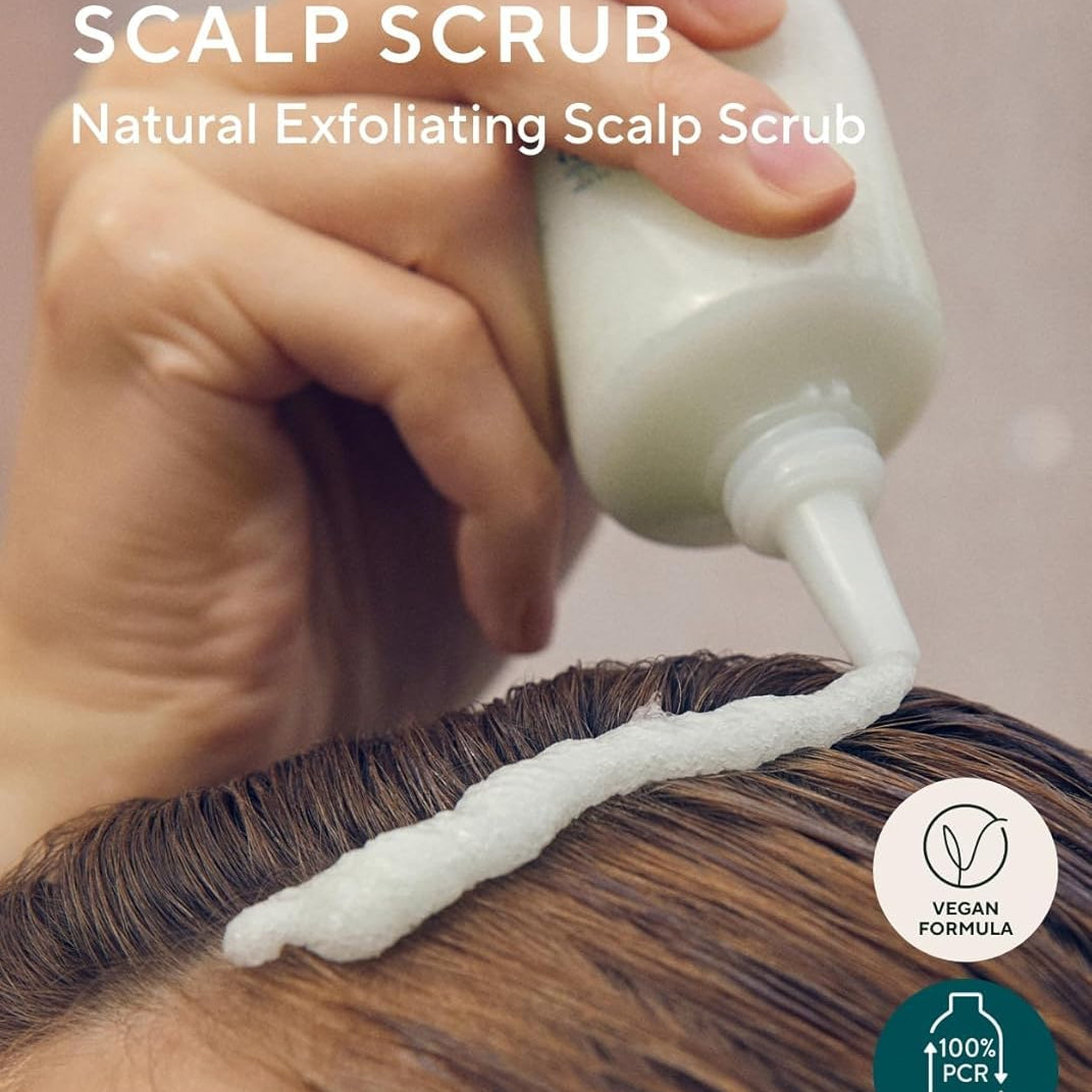 Aromatica Rosemary Scalp Scrub sharp-tip applicator – precise hair part application wet scalp massage lather rinse 2-3x weekly