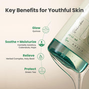 Axis-Y Quinoa Cleanser texture – gel pump no strip non-tight double cleanse step 2 morning cleanse 10 reviews 5 stars