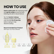 Axis-Y Kojic Yuzu Cleansing Water – fragrance-free vegan 250ml Korean brightening micellar cleanser Olive Kollection
