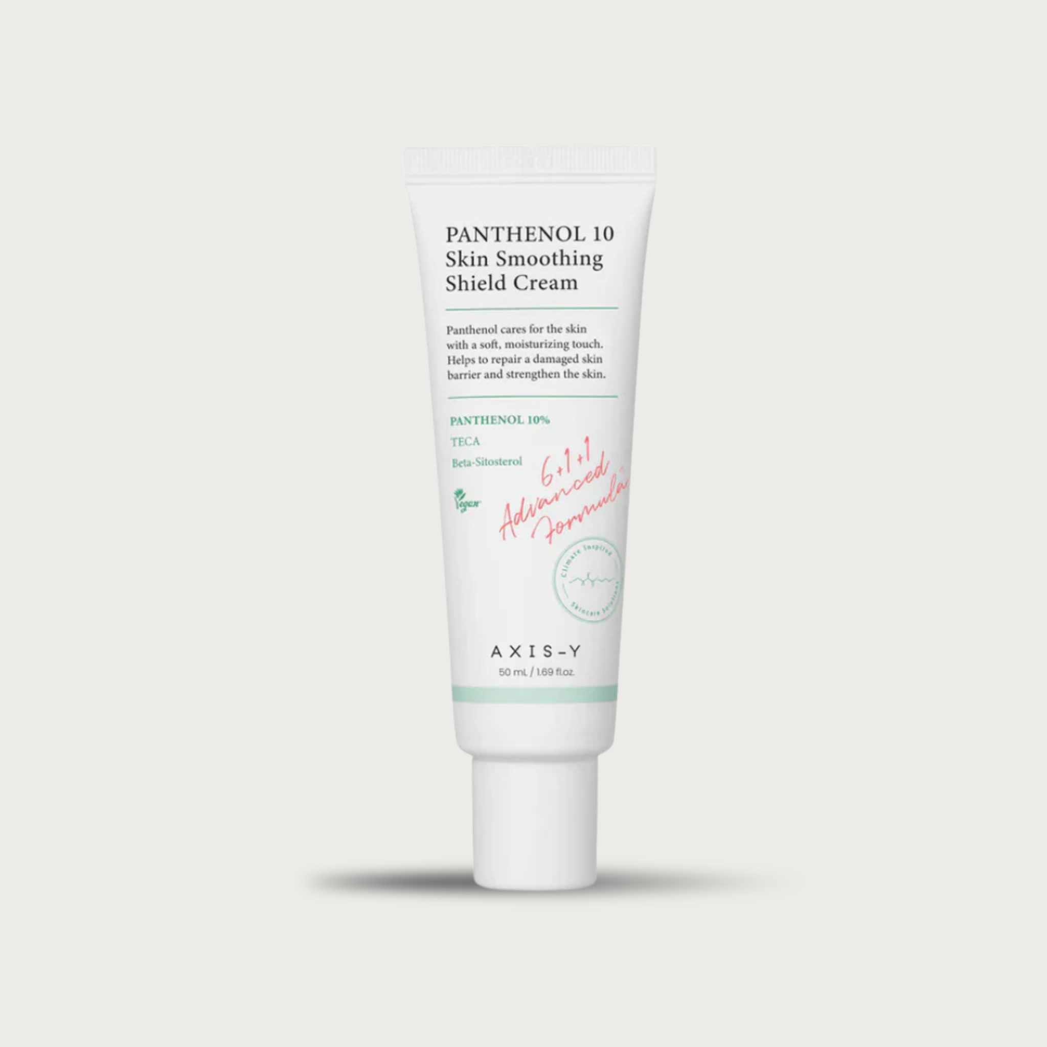 Axis-Y Panthenol 10 Skin Smoothing Shield Cream 50ml – Korean 10% Panthenol TECA Centella barrier cream fragrance-free $21