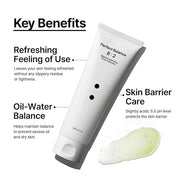 B.LAB Matcha Cleanser rich foam lather – amino acid surfactants mildly acidic non-stripping no tight feeling sensitive oily acne-prone skin