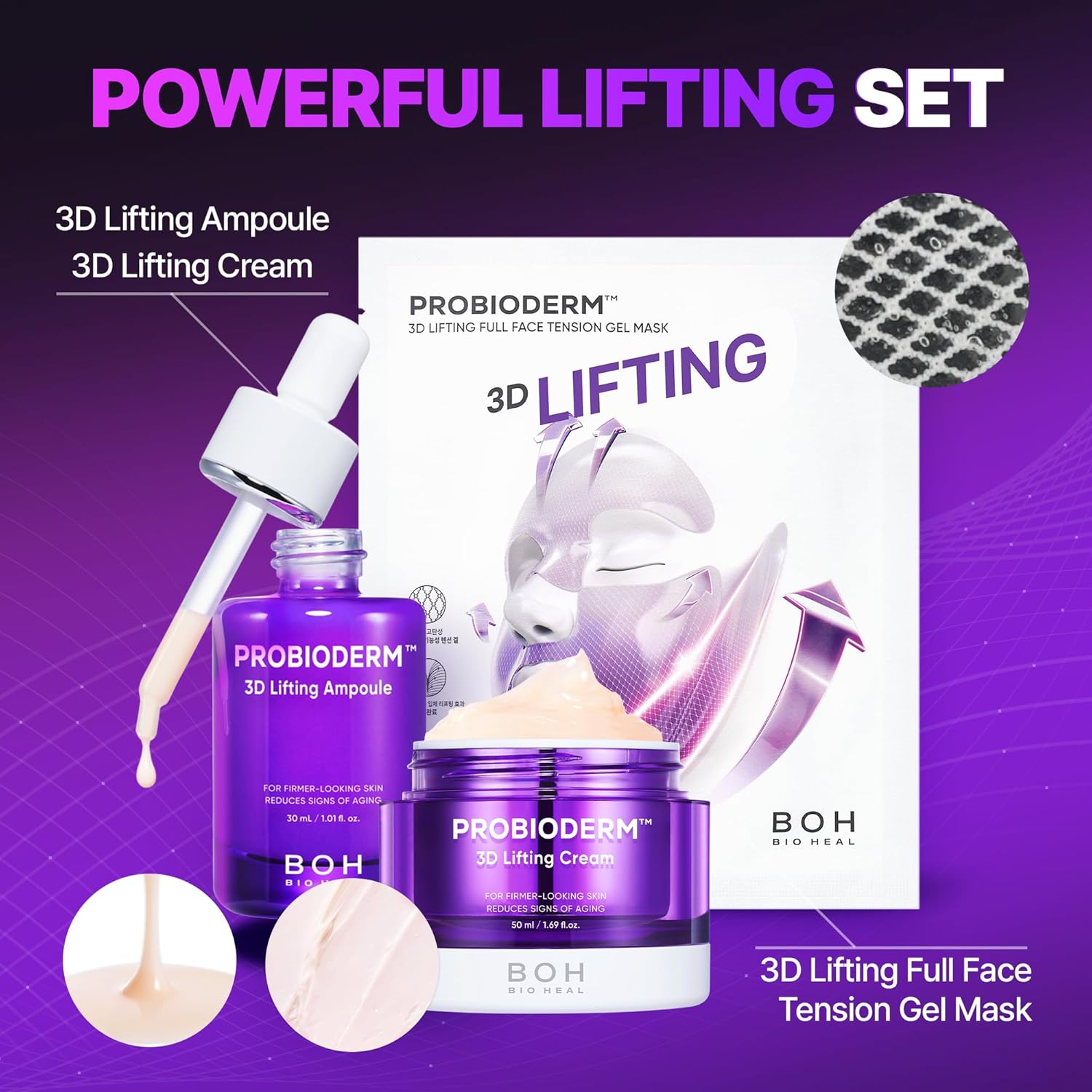 BIOHEAL BOH Probioderm 3D Lifting Ampoule – Korean Probiotic