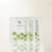 Beauty of Joseon Centella Calming Mask on face – 15-20 min calms redness soothes acne irritation plump dewy hydrated all skin types