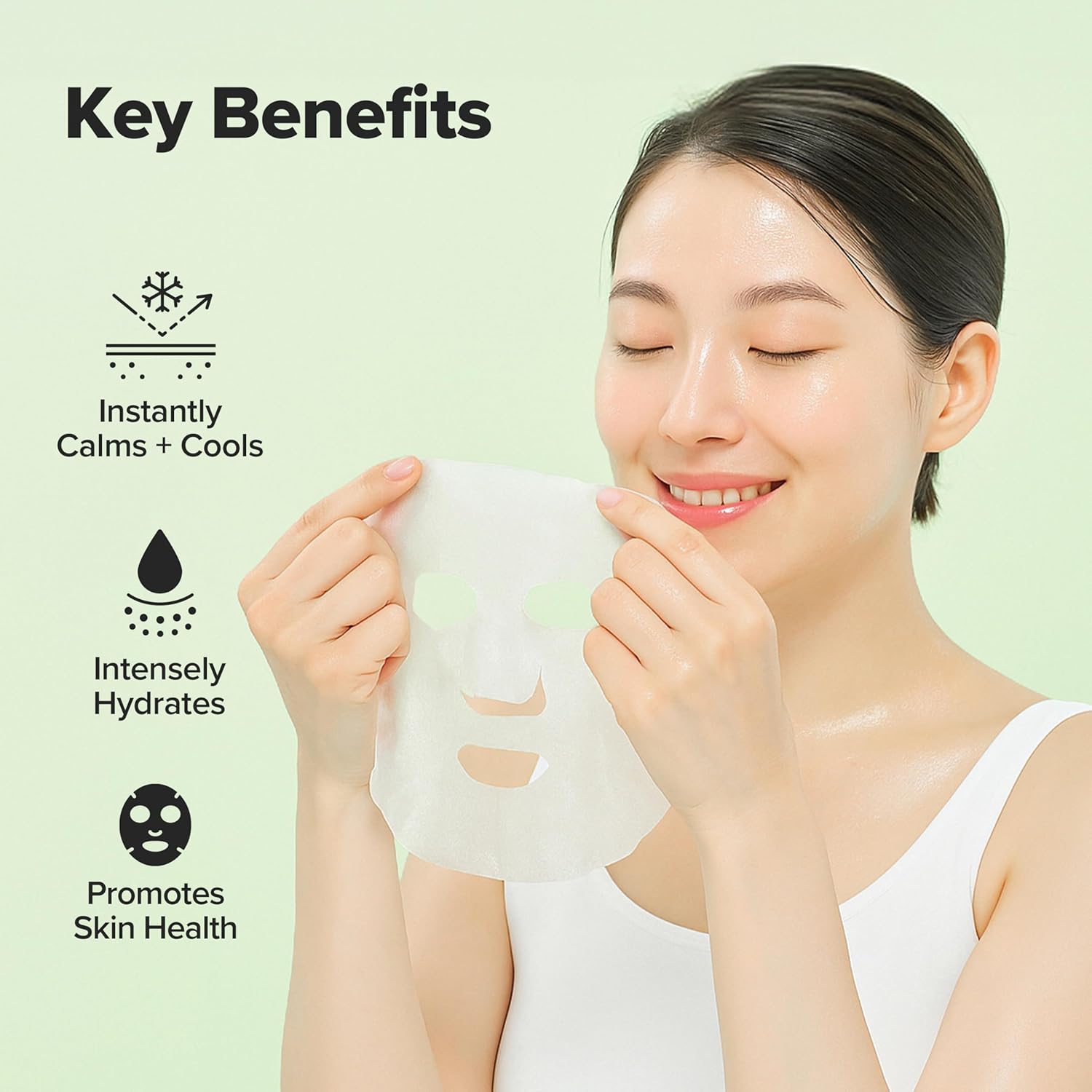 Beauty of Joseon Centella Calming Mask $2.50 – 100 reviews 5.0 stars has fragrance Korean sheet mask Olive Kollection K-beauty redness calm