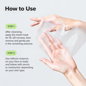 Beauty of Joseon Centella Mask key ingredients – Centella 15% triple HA niacinamide adenosine mugwort ginseng purslane wolfberry green tea
