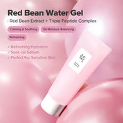Beauty of Joseon Red Bean Water Gel texture – lightweight gel absorbs quickly oily skin oil-water balance non-greasy