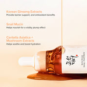 
Beauty of Joseon Revive Serum Niacinamide Licorice – melanin transfer block dark spots brighten calm redness anti-inflammatory even tone glow