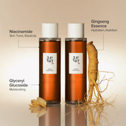 Beauty of Joseon Ginseng Essence 5-complex – ginseng root berry callus ferment Lactobacillus five forms molecular levels ginsenosides collagen