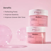 Biodance Collagen Gel Toner Pads 243 Dalton collagen – 1.5 billion times smaller than pore penetrates skin collagen network pores elasticity firm