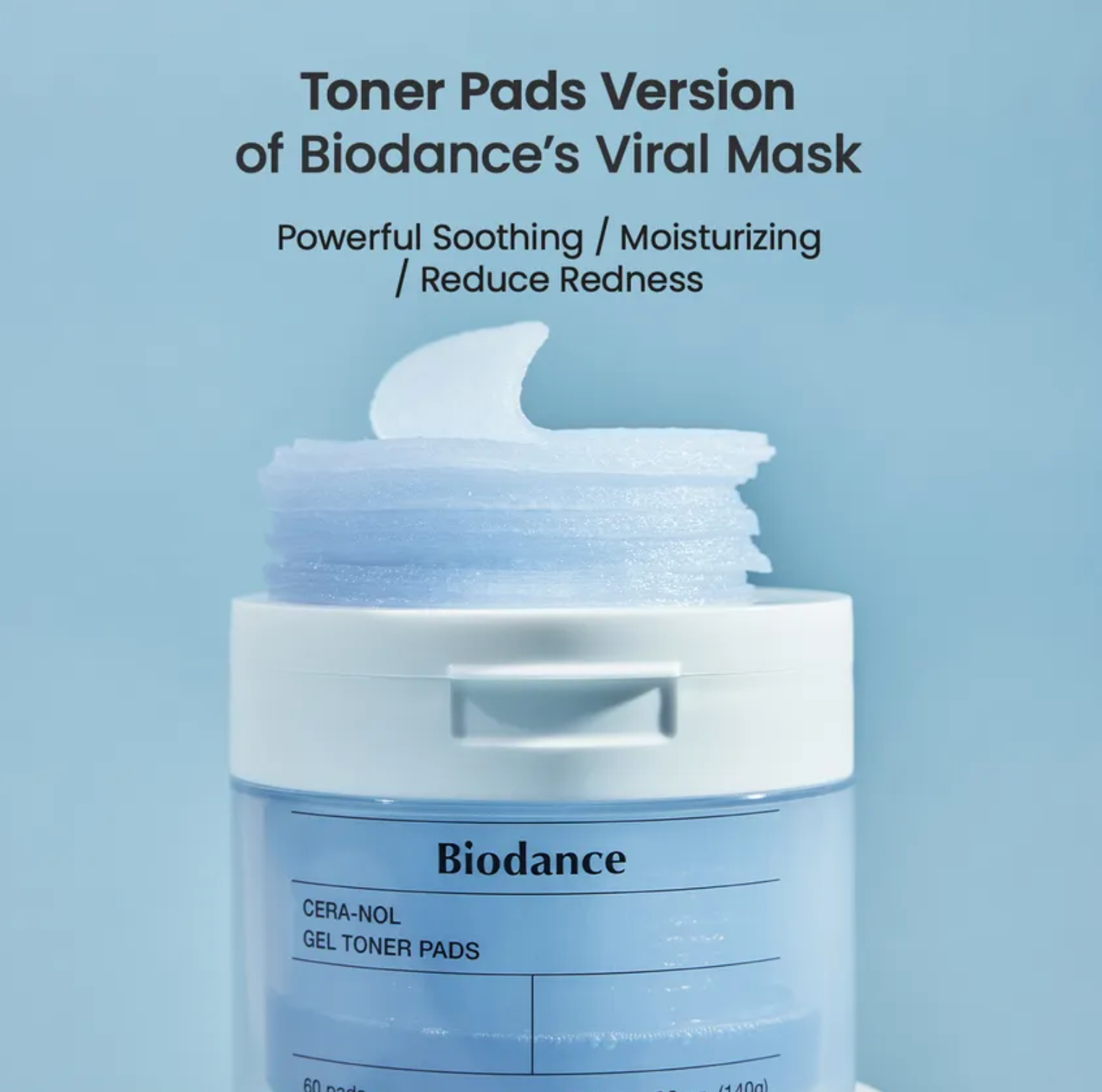 Biodance Hydro Cera-Nol Gel Toner Pads (60Pads) - Olive Kollection