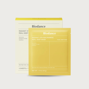 Biodance Radiant Vita Niacinamide Real Deep Mask 4pcs – Korean brightening overnight mask Pineapple Water Glutathione fragrance-free $19