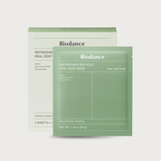 Biodance Refreshing Sea Kelp Real Deep Mask – Korean sea kelp hydrogel mask Lactobacillus Kelp Ferment 100,000ppm oily acne-prone skin $5